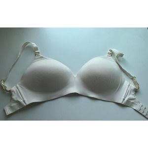 Thirdlove 24/7 pima cotton plunge bra 30G third love ivory